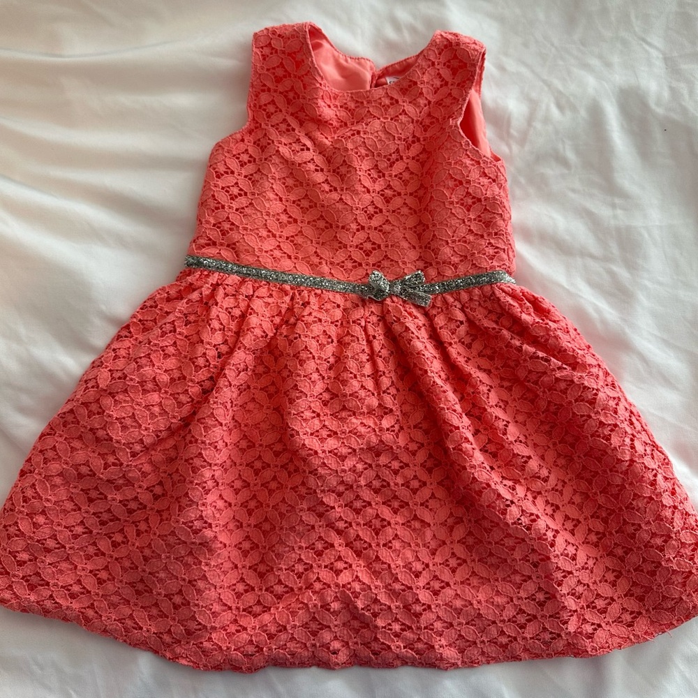 2T Carter’s coral colored dress - Picture 7 of 7